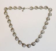 Collierkette, 835 Silber, 21,9 gr., L 44 cm
