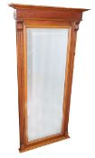 Wandspiegel mit Facettenschliff in Holzrahmen, H 173 cm, B 86 cm, kein Versand, Abholung oder