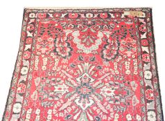 Brücke, Hamadan, rot/bunt, 150 cm x 107 cm, Gebrauchsspuren