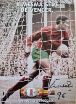 CRUYFF, BECKENBAUER & EUSEBIO AUTOGRAPHS