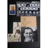 1940'S NOTTS COUNTY AUTOGRAPHS X 3 INC'S TOMMY LAWTON