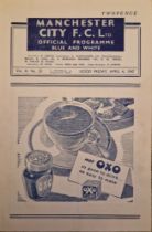 1946-47 MANCHESTER CITY V LUTON TOWN ( CITY 2ND DIV CHAMPIONS )
