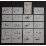 BORUSSIA DORTMUND AUTOGRAPHED CARDS X 21