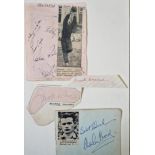 NEWCASTLE UNITED 1950-51 FA CUP WINNERS AUTOGRAPHS X 10