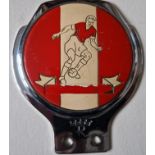 VINTAGE MANCHESTER UNITED METAL CAR BADGE