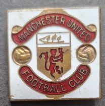VINTAGE MANCHESTER UNITED BADGE MADE BY REEVES