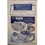 1947-48 MANCHESTER CITY V HUDDERSFIELD TOWN