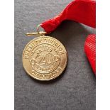 MANCHESTER UNITED 2012-13 CHAMPIONS CELEBRATORY MEDAL