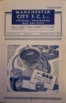 1946-47 MANCHESTER CITY V NEWCASTLE UNITED ( CITY 2ND DIV CHAMPIONS )