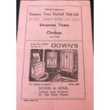 1945-46 SWANSEA TOWN V CHELSEA 1945-46