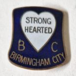 VINTAGE BIRMINGHAM CITY BADGE