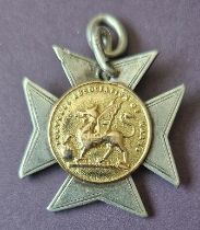 1906-07 WELSH CUP RUNNERS UP HALLMARKED MEDAL