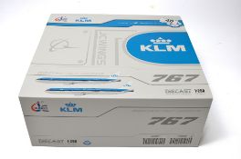 Inflight Models or similar 1/200 diecasst model aircraft comprising, JC Wings KLM Boeing 767-300ER .