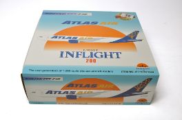Inflight Models or similar 1/200 diecasst model aircraft comprising, Inflight 200 Atlas Air Boeing