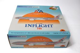 Inflight Models or similar 1/200 diecasst model aircraft comprising, Inflight 200 AA American Boeing