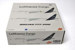 Inflight Models or similar 1/200 diecasst model aircraft comprising, FOX Lufthansa Cargo Boeing