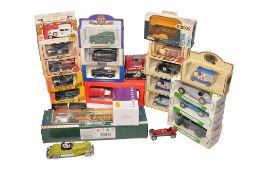 A group of mostly Lledo plus some Corgi diecast model vehicles. Generally promotional vans and