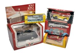 A group of boxed Rolls Royce Model Vehicles from Corgi, Polistil and Budgie etc. Contents
