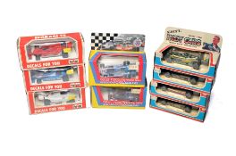 Assorted smaller scale diecast model racing cars from Polistil plus trio of Super Champion Models,