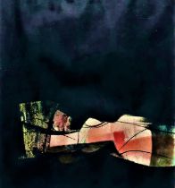 ALEXANDER MACKENZIE [1923-2002] Abstract, 1962-4. oil and mixed media on paper; signed. 50 x 45