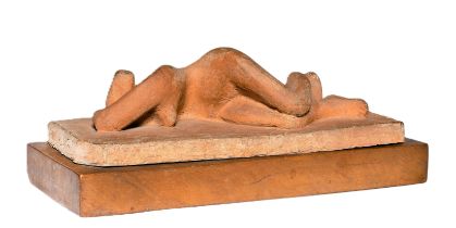 LEON UNDERWOOD [1890-1975] Dusk [Sleeping Figure], 1932. terracotta, edition of 3; signed and dated.
