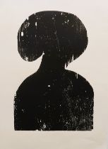 VIVIAN STANSHALL [1943-95] - Bonzo Dog Doo-Dah Band. Woman. wood-engraving; not editioned - only 3