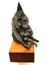 LEON UNDERWOOD [1890-1975] Neighbours [maquette], 1969. bronze, unique. 16 cm high.Provenance: