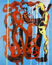 MAURICE COCKRILL R.A. [1936-2013] Abstract - Yellow, 2009. oil on canvas; signed on reverse. 100 x
