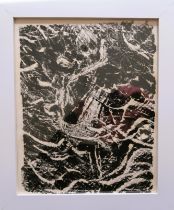 VIVIAN STANSHALL [1943-95] - Bonzo Dog Doo-Dah Band. Figure. wood engraving; not editioned - only