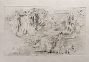VIVIAN STANSHALL [1943-95] - Bonzo Dog Doo-Dah Band. Figures and House. etching; not editioned, only