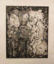 VIVIAN STANSHALL [1943-95] - Bonzo Dog Doo-Dah Band. Figures. etching, not editioned - artist's