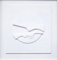 ALEXANDER MACKENZIE [1923-2002] Drake, 1978. vacuum formed relief; signed. 40 x 36 cm. Framed.
