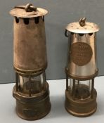 A vintage miner's lamp 