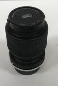 A Tamron 70-210mm camera lens