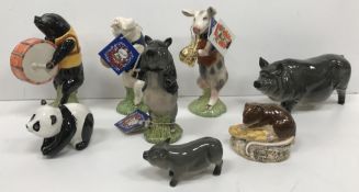 A collection of Beswick figurines comprising 