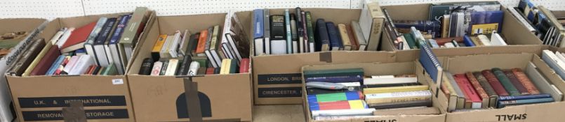 Six boxes of assorted novels and coffee