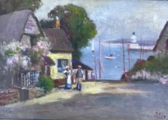 19TH CENTURY ENGLISH SCHOOL “Coastal lan