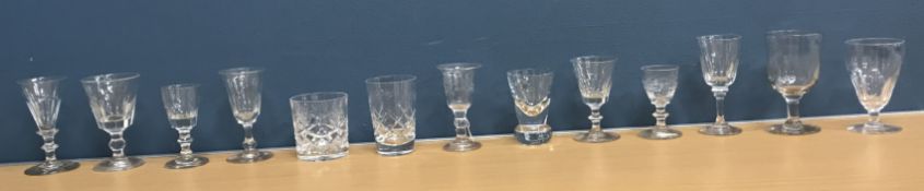 A collection of various 19th Century cut
