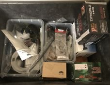 A box of assorted fishing sundries to in