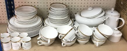 A Dudson gilt decorated part dinner serv