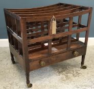 A 19th Century mahogany four section Can