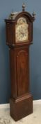 A George III mahogany long case clock, e