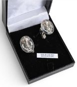 2015 PGA Cup .925 Silver Cufflinks British Made, with PGA Cup in relief, official merchandise