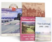 Scottish Golf History and Centenary paperback Books to include Mortonhall Golf Club 1892-1992