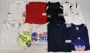 9x items of Athletics and Sporting clothing to include: a Great Britain Athletic Team polo shirt