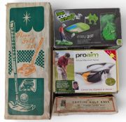 Golf Training Aids and Games, Halley's Captive Golf Ball No.1, golf floor set, Proaim Works golf