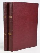 1948-1950 2x bound Golfer Magazines in red board covers