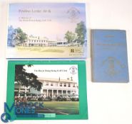 3x Royal Hong Kong Golf Club Books to include: Festina Lente a History of The Royal Hong Kong Golf