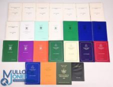 Walton Heath Golf Club List of Members booklets 1982-2016 with some duplication (29), a Bush Hill