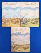 1968-1970 Steeplechase Grand National Racecards 30th March 1968, 29th March 1969, 4th April 1970